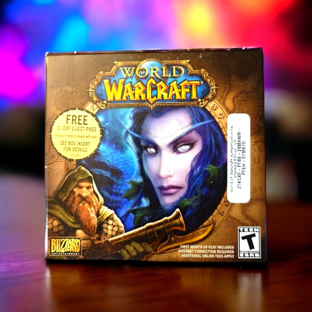 WORLD OF WARCRAFT PC Video Game - 5 Disc Set
